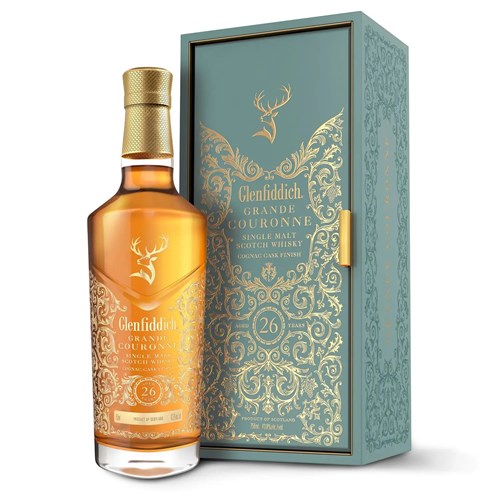 Glenfiddich Grande Couronne 26 Year Old Single Malt Scotch Whisky 70cl - Crown Your Celebrations with Opulence